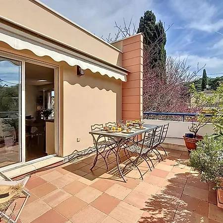 公寓 Cap Dantibes Duplex Terraces & Nearby 昂蒂布