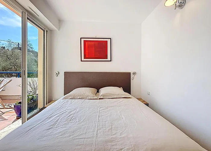 公寓 Cap Dantibes Duplex Terraces & Nearby