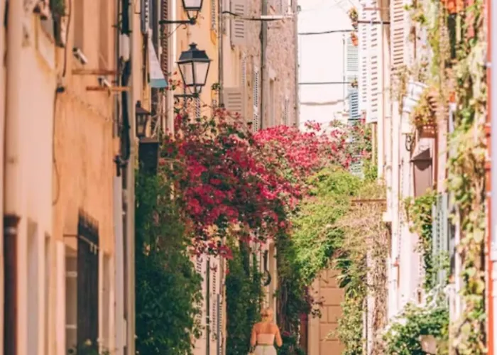 公寓 Cap Dantibes Duplex Terraces & Nearby