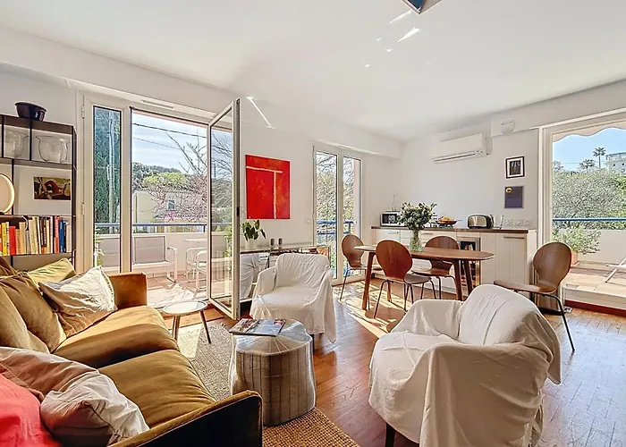 Daire Cap Dantibes Duplex Terraces & Nearby *